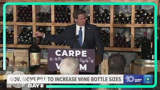 Bigger bottles: DeSantis signs bill allowing larger wine containers