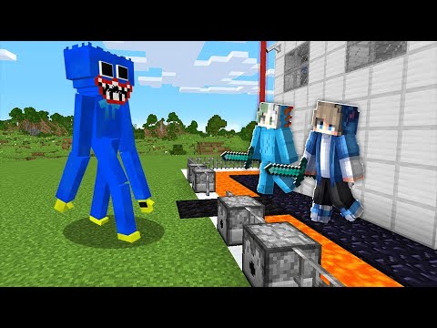 Huggy Wuggy VS GÜVENLİ EV! - Minecraft