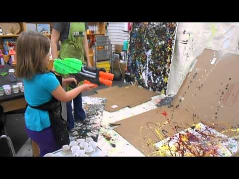 Painting with a Super Soaker