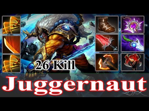 Miracle [Juggernaut] Madness Omnislash Unreal Damage Crazy Game 26 Kill Dota 2 | Dota 2 Sroksre