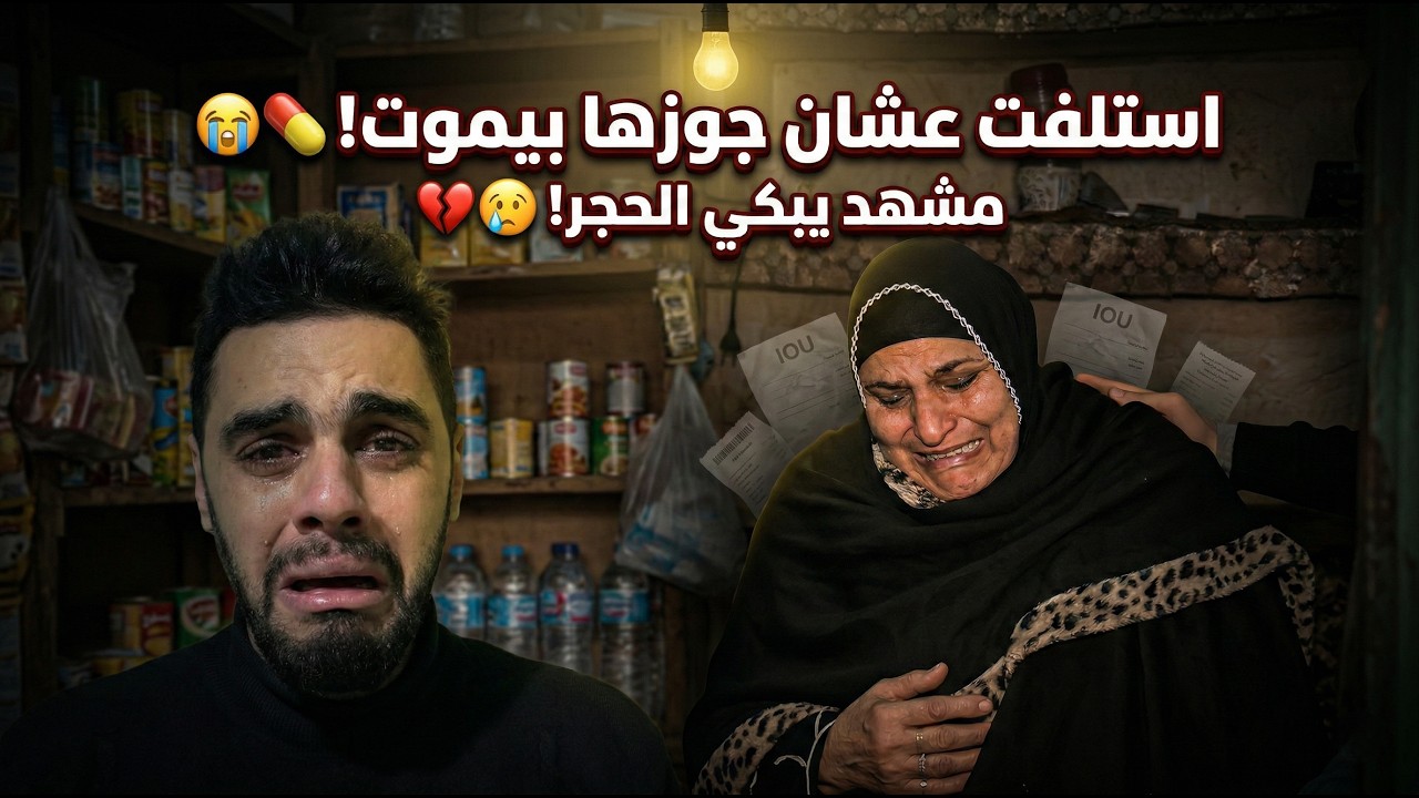 "استلفت عشان أعالج جوزي ومش عارفة أسد" 😭.. مأساة بائعة في كشك بالشارع أبكتنا ج