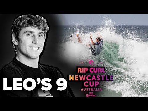 Leo Fioravanti Drops A Hammer For The First Nine Of The Event | Rip Curl Newcastle Cup Heat Replay