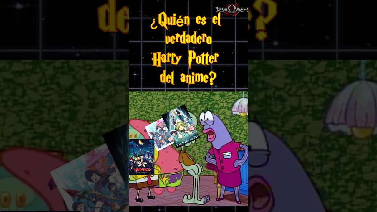 ¿Quién es el verdadero Harry Potter del anime? #shorts #memes #parodia #humor #anime #harrypotter