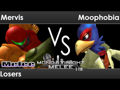 MNM 118 - Mervis (Samus) vs Moophobia (Falco) Losers - Melee