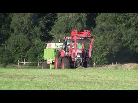 Kubota M128x mit Claas Quadrant 1200