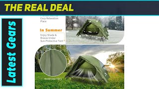 Arctic Lemmings 4-in-1 Camping Cot Tent: Your Ultimate Elevated Camp!