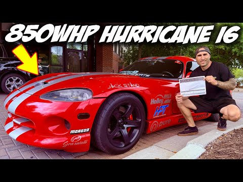 850WHP RECORD BREAKING HURRICANE i6 SWAPPED DODGE VIPER