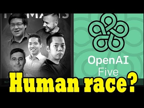 Best Moments of OpenAI Dota 2  Team robot vs Team human