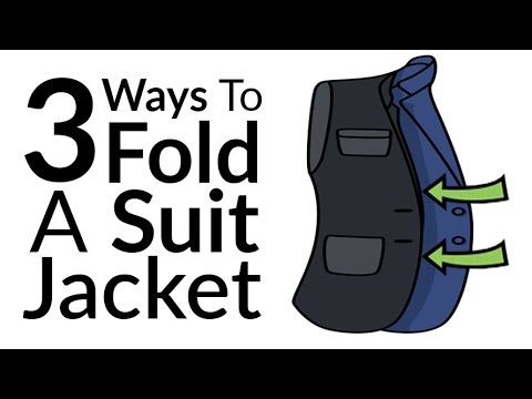 3 Ways to Fold a Suit Jacket Without Damage | How To Pack Suits Jackets Blazers | Packing Tips