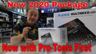 Video thumbnail for Updated Audio Mixer with interface Now with ProTool Alesis MuiltiMix4USBfx vs MuiltiMix8USBfx by expert island
