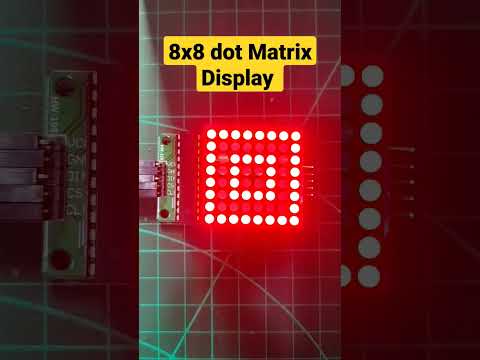 Black max7219 dot led matrix board