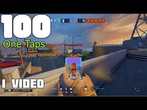 100 One Taps in 1 Video to Music