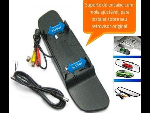 CÂMERA DE RÉ SOBRE O RETROVISOR INSTALAÇÃO NO HONDA CITY