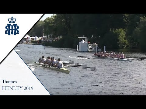 Kingston R.C. 'A' v R.S.V.U. Okeanos - Thames | Henley 2019 Day 3