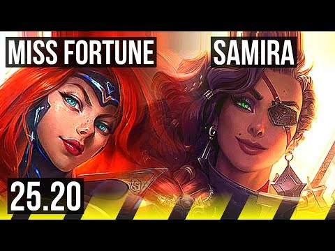MISS FORTUNE & Karma vs SAMIRA & Pyke (ADC) | Legendary | EUW Diamond | 25.20