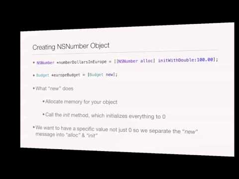 Objective-C Tutorial - Lesson 22: Part 1: NSNumber Object