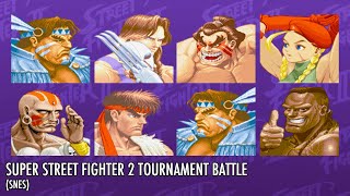 SUPER STREET FIGHTER 2 THE NEW CHALLENGERS TOURNAMENT BATTLE: #91 (IOS/SNES EMULATOR)