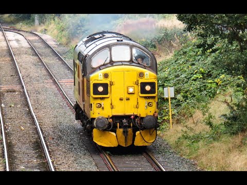 Colas Rail Class 37 No. 37099 on 0Z65 Guide Bridge B'Side Sdgs - Stockport on 22.10.21 - HD