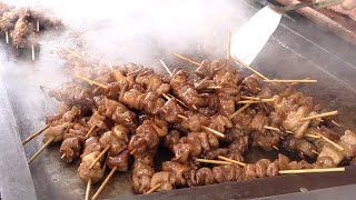 西成やまきの兄弟弟子 大正ホルモン「ちから」のホルモン焼き