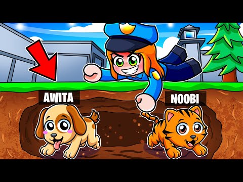 MASCOTAS vs POLICÍAS en Roblox!