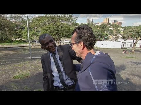 Neto reencontra juiz em que cuspiu , diz que ato foi nojento, reforça perdão e emociona; assista