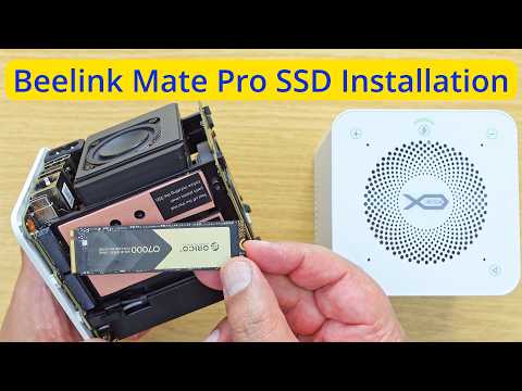 SSD Installation Guide For Beelink EX Mate Pro 80Gbps USB4v2 Thunderbolt 5 Docking Station Enclosure