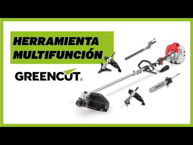 Greencut GM650X-5 Herramienta Multifunción de Gasolina 2 Tiempos 65cc 4.9cv video