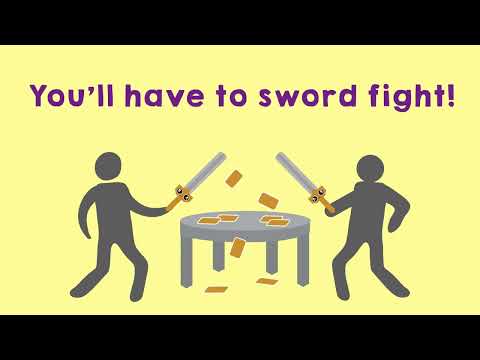 Let's Hit Each Other with Fake Swords