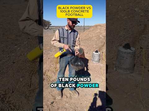 Black Powder 100LB Football Super Bowl halftime show boom #football