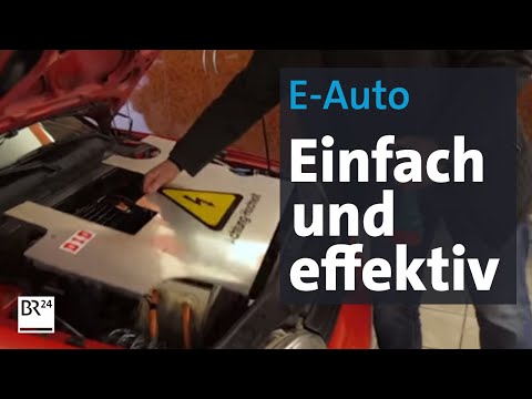 So einfach wird ein Verbrenner zum E-Auto - Eine Erfindung aus Bayern | BR24