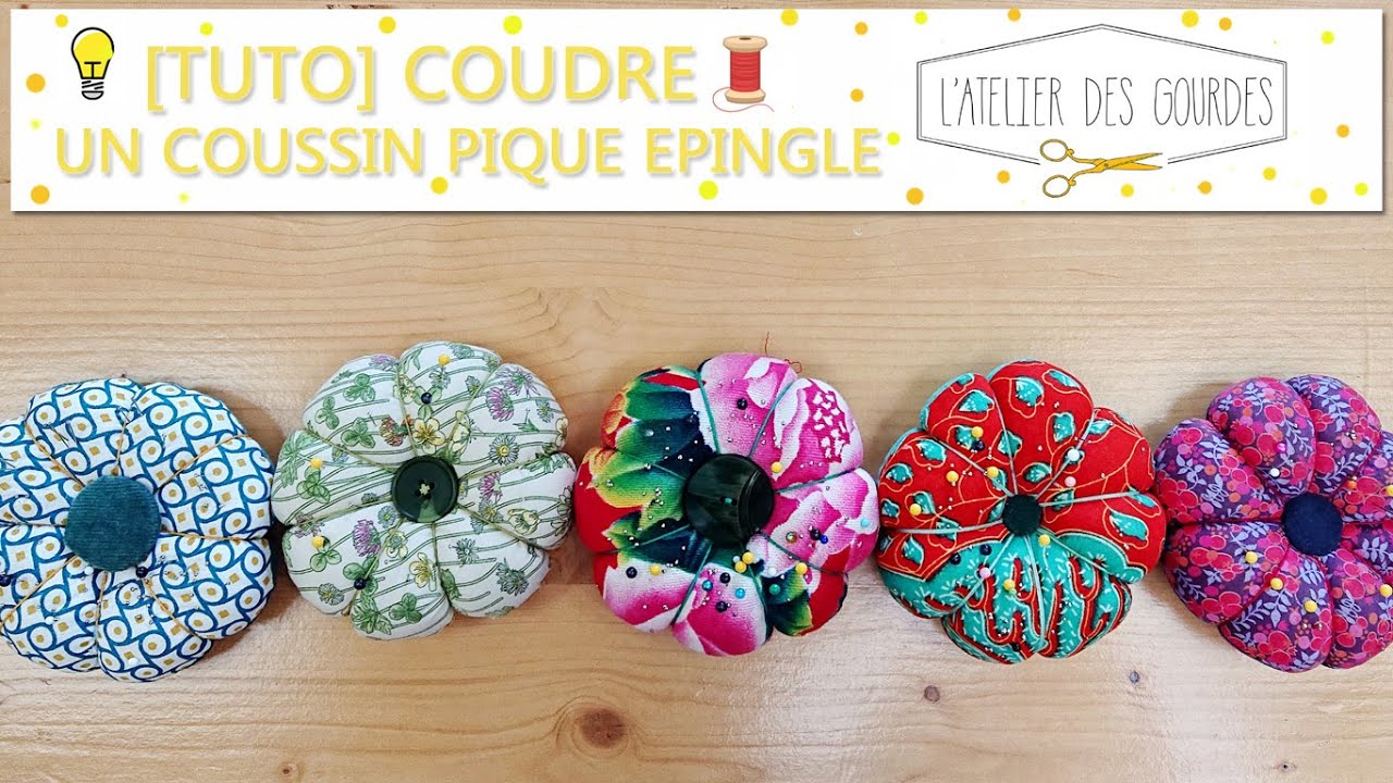 [TUTO] ✂️  Coudre un coussin pique épingles ✂️