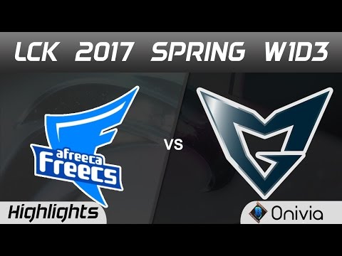 AFS vs SSG Highlights Game 2 LCK Spring 2017 W1D3 Afreeca Freecs vs Samsung Galaxy