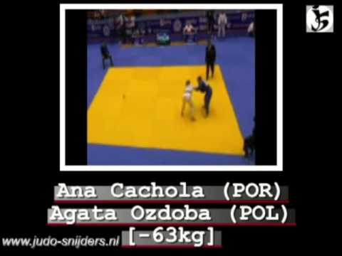Judo 2008 Zagreb: Cachola (POR) - Ozdoba (POL) [-63kg]