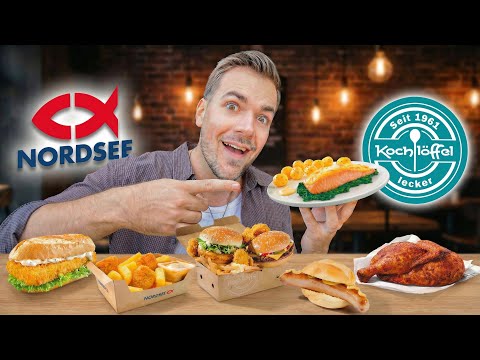 Wie GUT schmeckt DEUTSCHES FASTFOOD ⁉️🤔