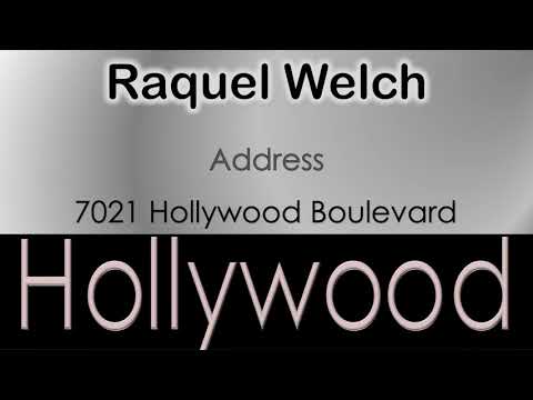 Raquel Welch   How to pronounce Raquel Welch Hollywood Actor from 7021 Hollywood Boulevard?