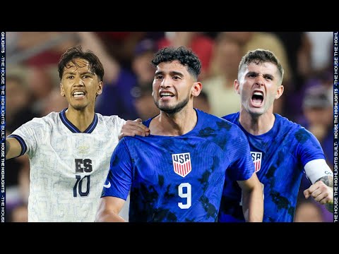 USA vs El Salvador - All Goals & Highlights | March 27, 2023 - CONCACAF Nations League