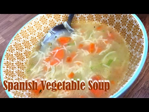 Feeling unwell? Spanish Vegetable Soup