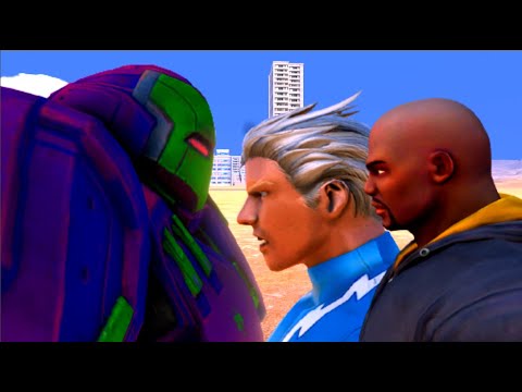 Quick Silvers & Luke Cage vs Hulkbuster - EPIC Fight