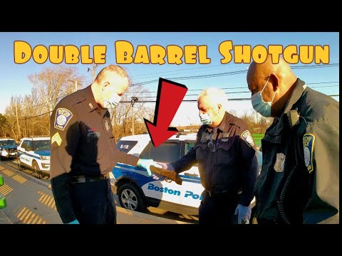 Double barrel shotgun found while magnet fishing!