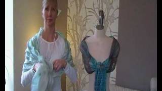 Hur man draperar sin fest sjal - by DagaSaga.se