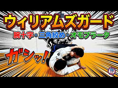 ウィリアムズガード　腕十字・三角絞め・オモプラータ