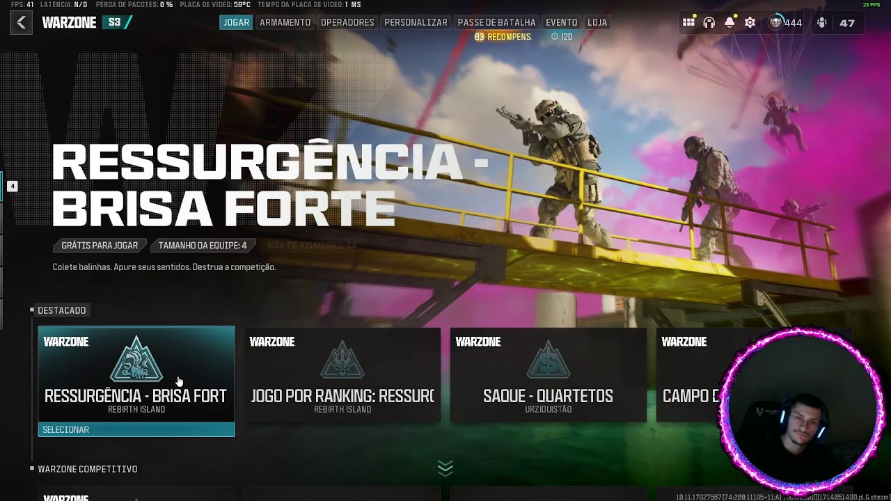 Bora jogar um COD??? +500 WINS