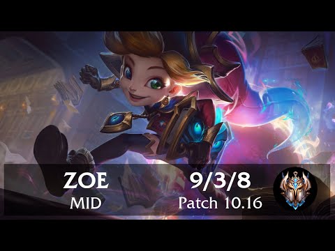 Zoe Mid vs Lucian | Pinoy Challenger Replay Patch 10.16