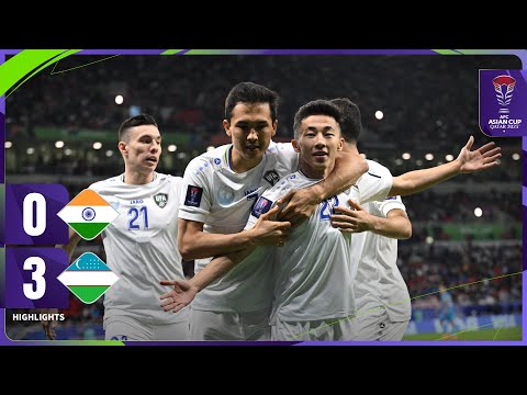 #AsianCup2023 | Group B : India 0 - 3 Uzbekistan
