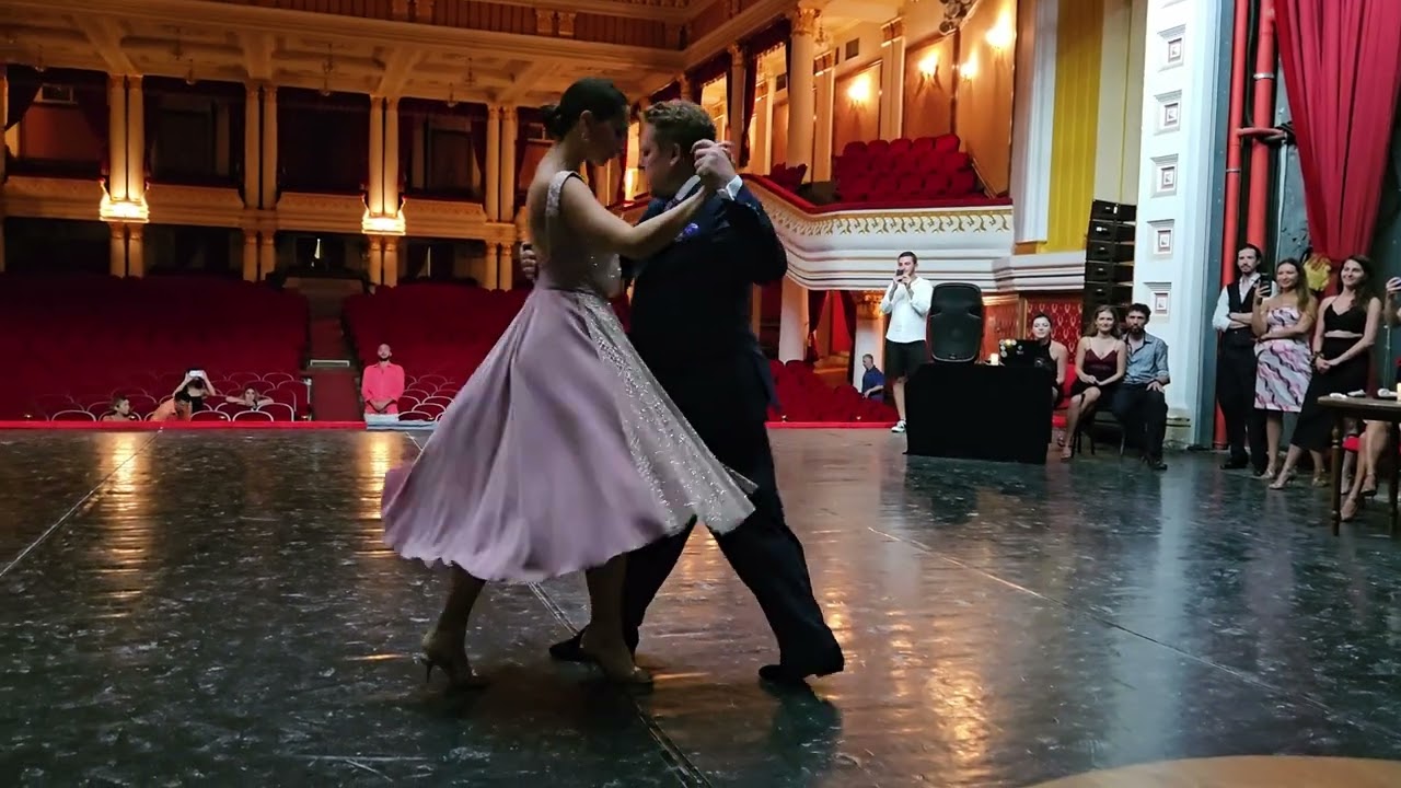 Video thumbnail for Tango Vals Performance by Sergiy Podbolotnyy & Ani Meskhi. Georgian Tango Encuentro, Batumi, 2023