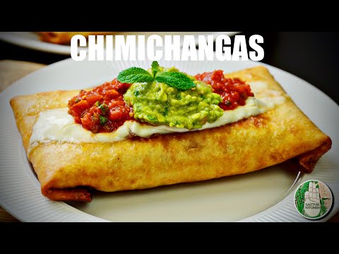 Chimichangas recipe 🔥 Tex-Mex flavor in every bite!! Vegetarian Chimichangas supreme at Home