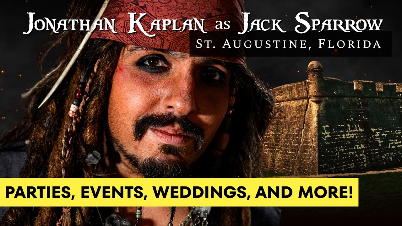 Promotional video thumbnail 1 for Jonathan Kaplan as Jack Sparrow