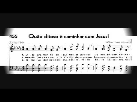 Hinário 5 CCB - Hino 455 - Quão ditoso é caminhar com Jesus! - Strings - Teclado Yamaha PSR S670