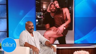 Steve Harvey Gets Uncomfortable Seeing Pic of His Daughter with Michael B. Jordan video