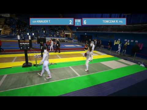 T32. KNAUER Tamina (GER) - TOMCZAK Renata (POL). Foil women.
